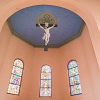 Kreuz, St. Petrus in Ketten Gau-Bischofsheim