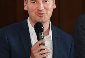 Tourismustag Rheinhessen 2019. Podiumsdiskussion "Chancen und Herausforderungen der Profilierung Rheinhessens als Radregion". Christian Halbig &copy; Carsten Costard