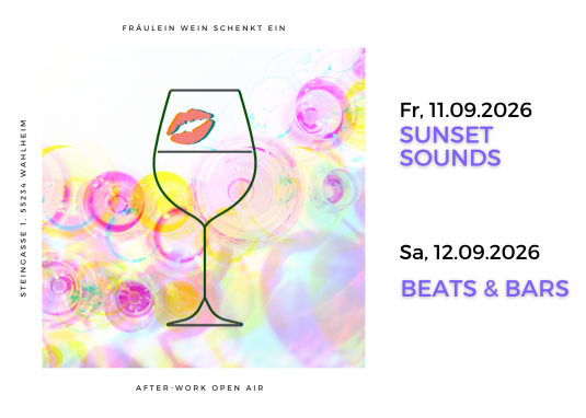 Fr&auml;ulein Weinschenkt ein Sunset Sounds