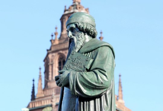 Gutenberg statue in Mainz, © City of Mainz