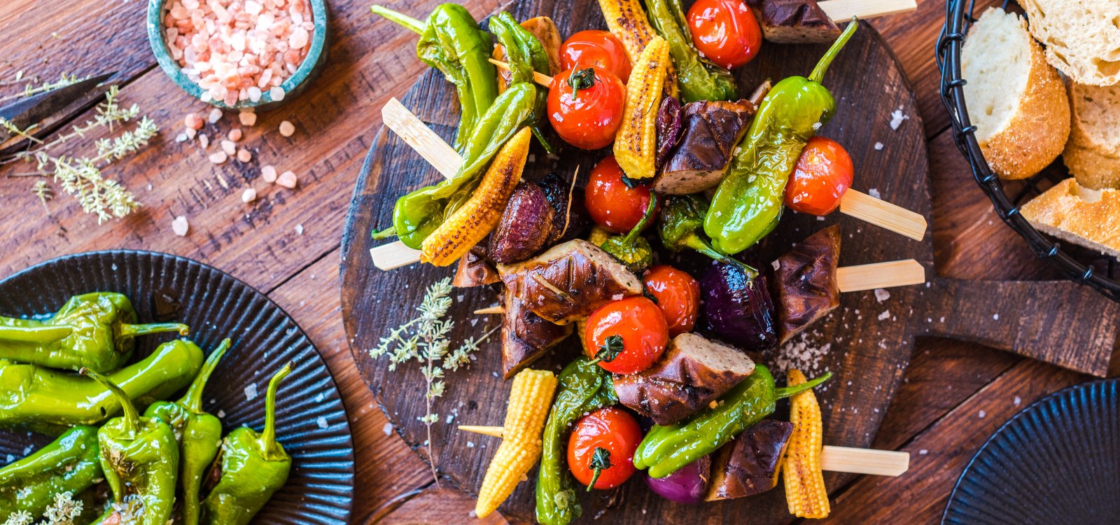 Foodistas_Wildschweinbratwurst-Schaschlik