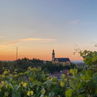 Abendstimmung - Pfarrkirche St. Gereon Nackenheim