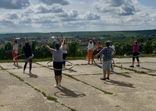 Hoop in den Weinbergen &copy; Yvonne Reuscher
