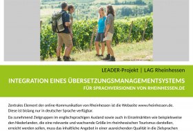 LEADER-Projekt Plakat: &Uuml;bersetzungsmanagement rheinhessen.de