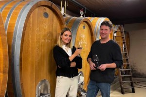 Marie von den Benken im Weingut Sander, &copy; Marie von den Benken