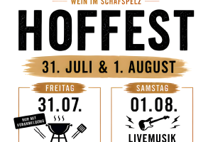 Plakat Hoffest Weingut Wolf, &copy; Weingut Wolf
