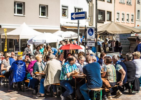 Marktfr&uuml;hst&uuml;ck auf dem obermarkt &copy; Stadt Alzey