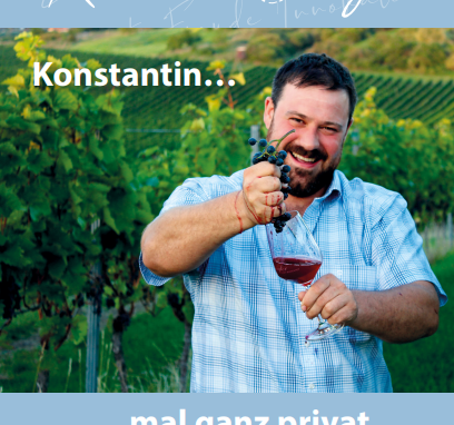 Konstantin mal ganz privat &copy; Weingut Konstantin Dengler