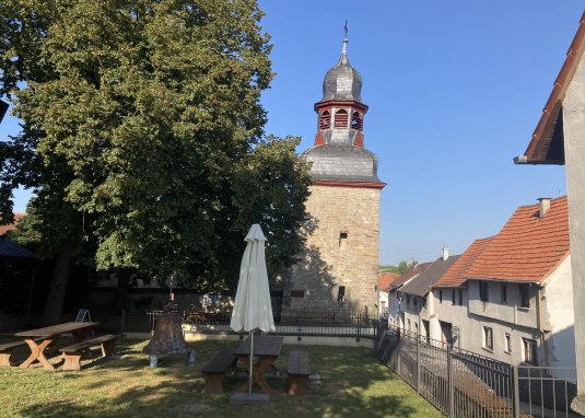 Schiefster Turm Gau-Weinheim &copy; Tourismus GmbH "Im Herzen Rheinhessens"