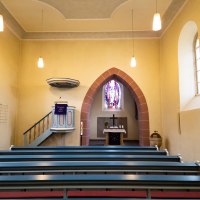 Ev. Pfarrkirche in Wolfsheim, Innenraum