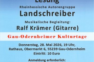 Forever Young Lesung Flyer