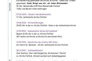 25 Jahre Kirchen F&uuml;rfeld