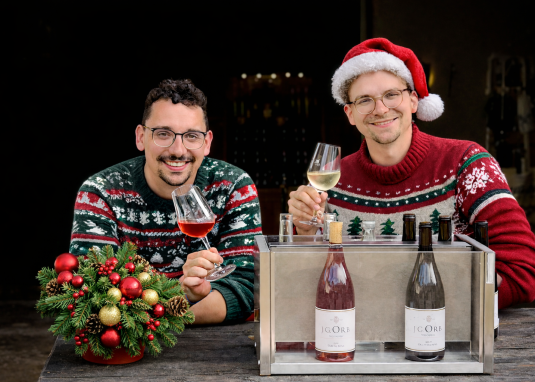 Weinprobe im historischen Zehntkelterhaus