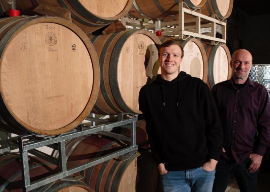 Julius und Jost Senfter © Weingut Dr. Alex Senfter