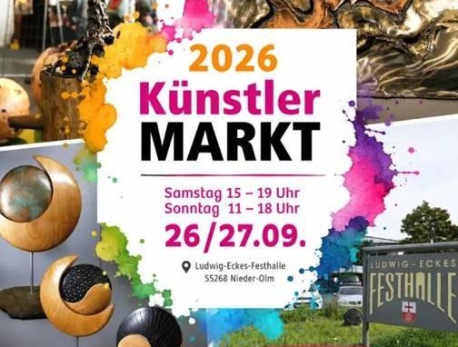 K&uuml;nstlermarkt 2026 Nieder-Olm