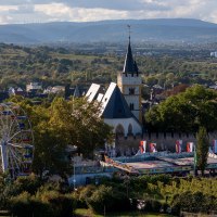Rotweinfest Festgel&auml;nde Drohne &copy; Stadt Ingelheim_Singer-Fischer