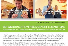 LEADER-Projekt Plakat: Filmbausteine