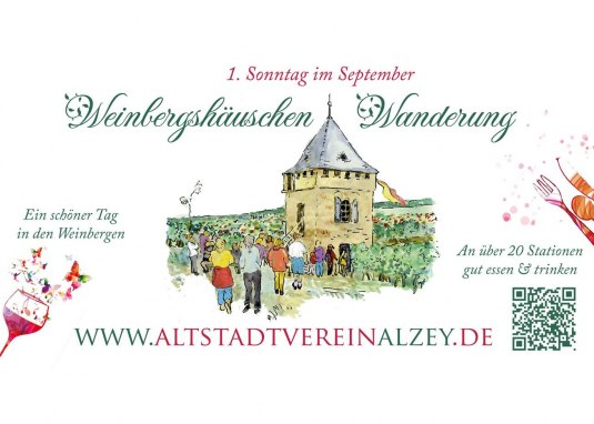 Weinbergsh&auml;uschen-Wanderung &copy; Altstadtverein Alzey e.V.