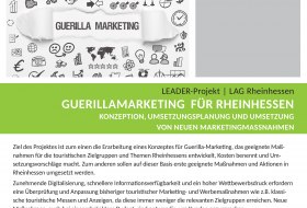 LEADER-Projekt Plakat: Guerilla-Marketing
