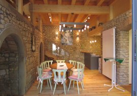 Innenraum Scheunencaf&eacute;