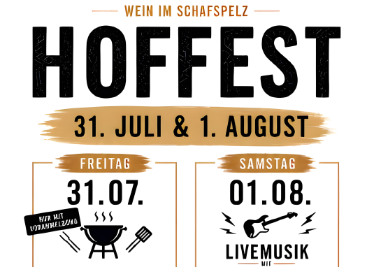 Plakat Hoffest Weingut Wolf &copy; Weingut Wolf