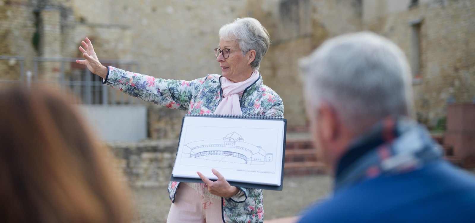 Kaiserpfalz-F&uuml;hrung, &copy; Angelika Stehle/Stadt Ingelheim