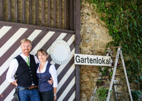 Dirk und Stefanie Löb vom Restaurant und Landhotel Weingold Guntersblum