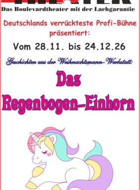 Plakat Das Regenbogen-Einhorn