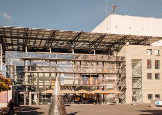 Das kleine Haus hinter dem Veranstaltungsort